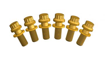 RCD Bolt Kit -RCD Blower Hubs w Washers set of 6 - 1-1/4" long  also avail in 1."
